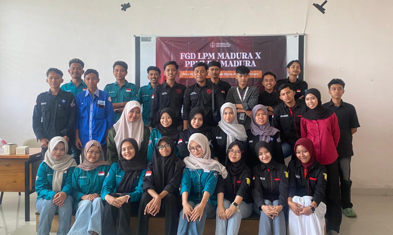Focus Group Discussion yang dilaksanakan oleh PPMI DK Madura dan Lembaga Pers Mahasiswa se-Madura