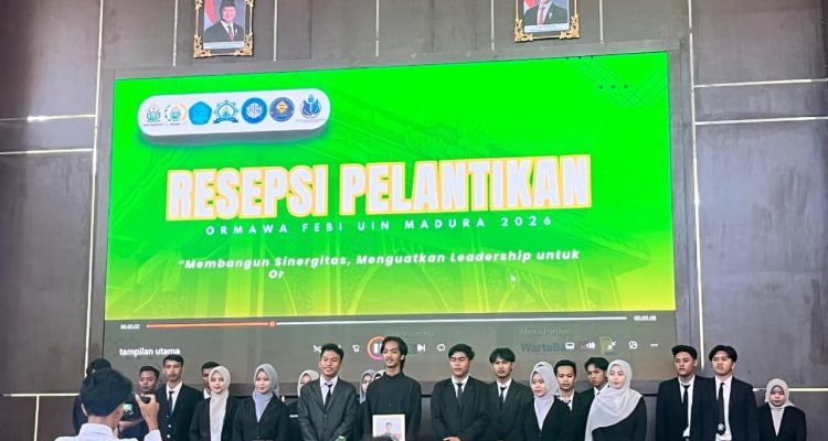 Pelantikan Raya ORMAWA Fakultas Ekonomi dan Bisnis Islam (FEBI) UIN Madura di Aula Rektorat
