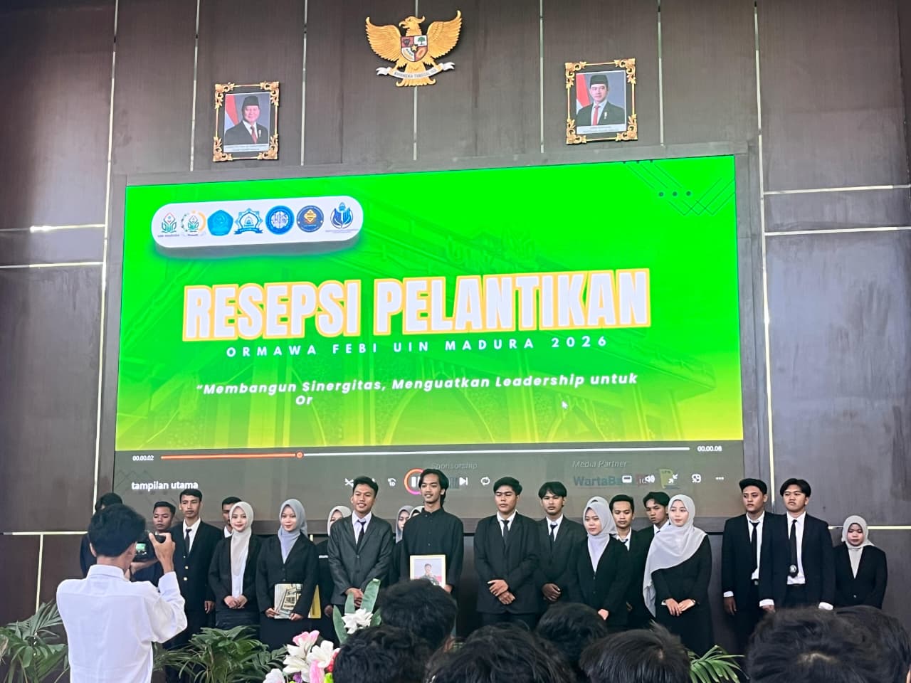 Pelantikan Raya ORMAWA Fakultas Ekonomi dan Bisnis Islam (FEBI) UIN Madura di Aula Rektorat